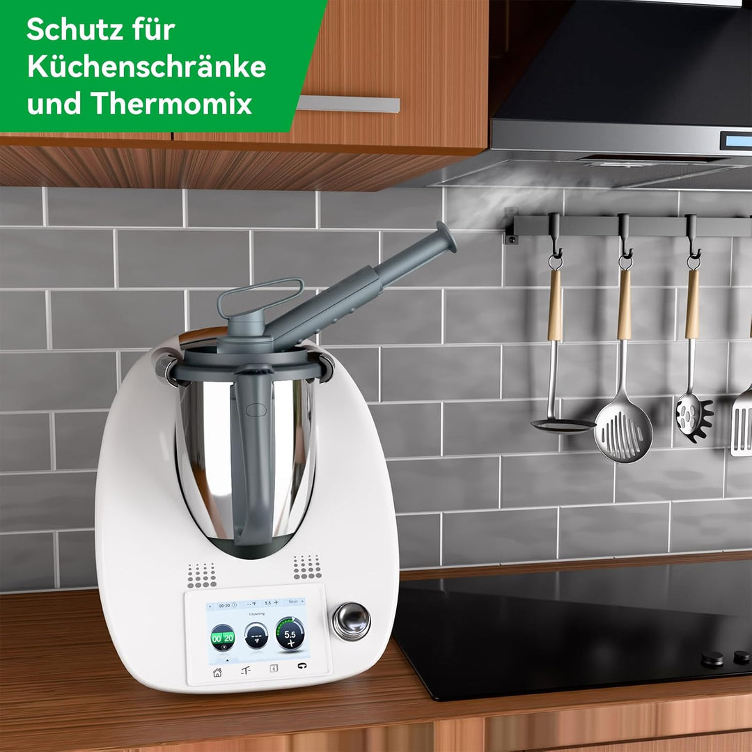 KULACO Dampfumleiter für Thermomix TM6 TM5 TM31 TM21, Dampfumleitung zum Schutz von Küchen Hängeschr