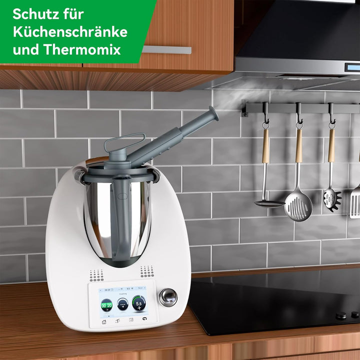 KULACO Dampfumleiter für Thermomix TM6 TM5 TM31 TM21, Dampfumleitung zum Schutz von Küchen Hängeschr