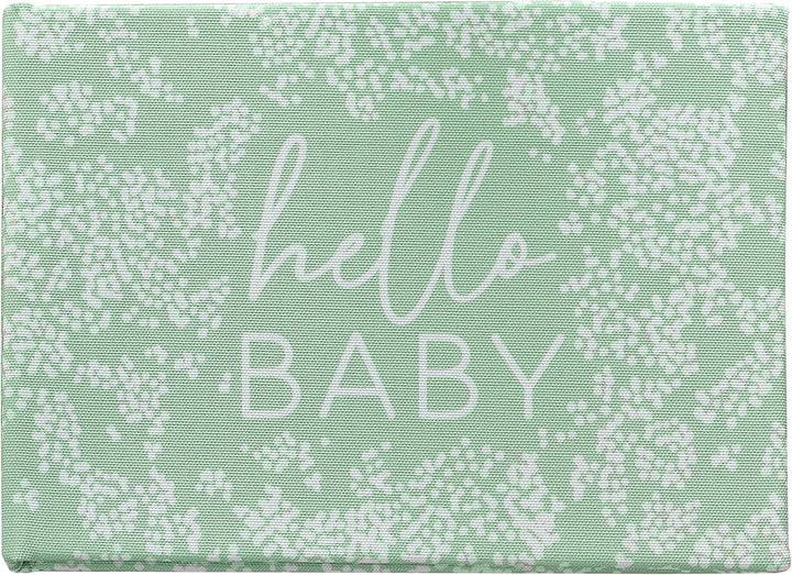 Ginger Ray Stoff-Fotoalbum „Hello Baby“ mit 24 Seiten selbstklebendem Foto und leeren Seiten als Ges
