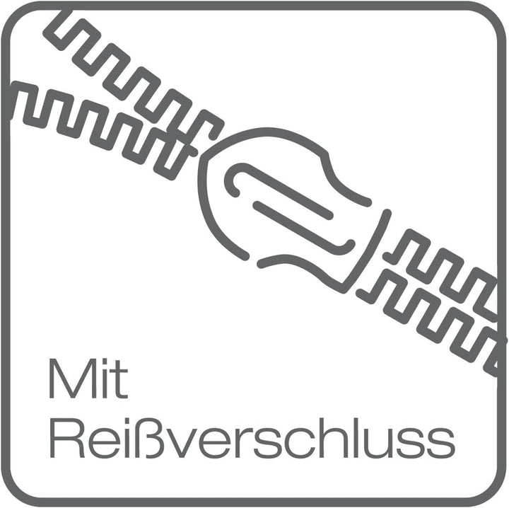 Bierbaum Bettwäsche 6155, Mako-Satin, Designed in Germany, petrol 20, 200x200 + 2x80x80 cm, fürs Dop