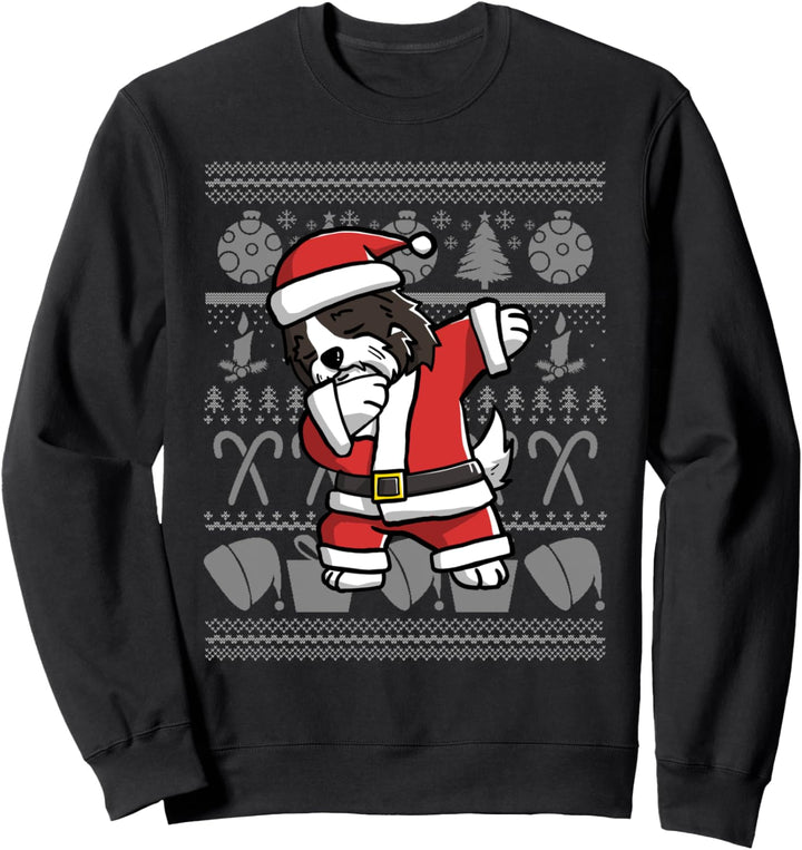 Dabbing Havaneser Dab Dance Weihnachten Hund Sweatshirt