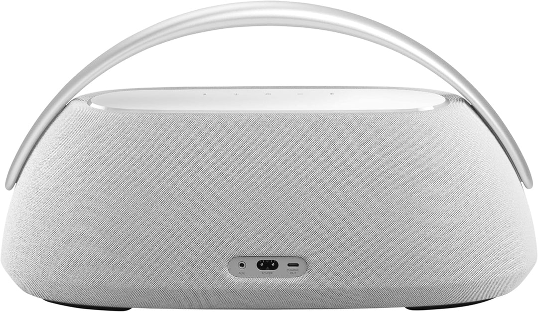 Harman Kardon Go + Play 3 Bluetooth Box in Grau – Tragbarer Lautsprecher mit 8-Stunden-Akku und kräf