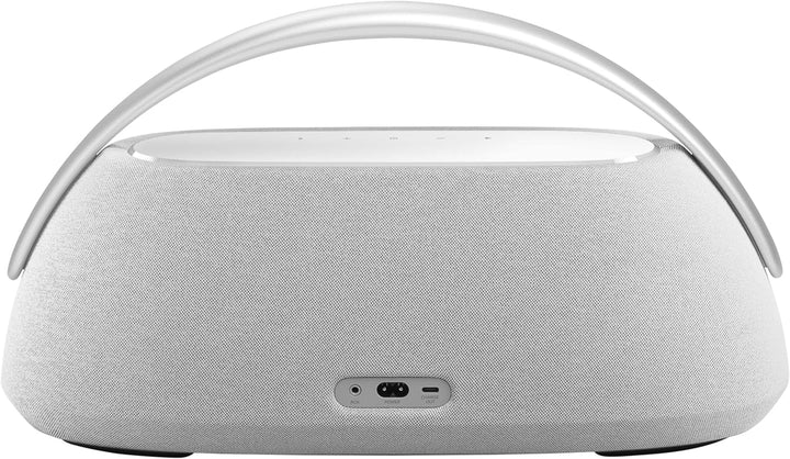Harman Kardon Go + Play 3 Bluetooth Box in Grau – Tragbarer Lautsprecher mit 8-Stunden-Akku und kräf
