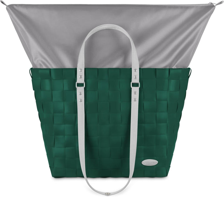 normani Grosser Einkaufskorb 25 L Shopper Einkaufstasche Strandtasche mit langen Henkel, Classic / B