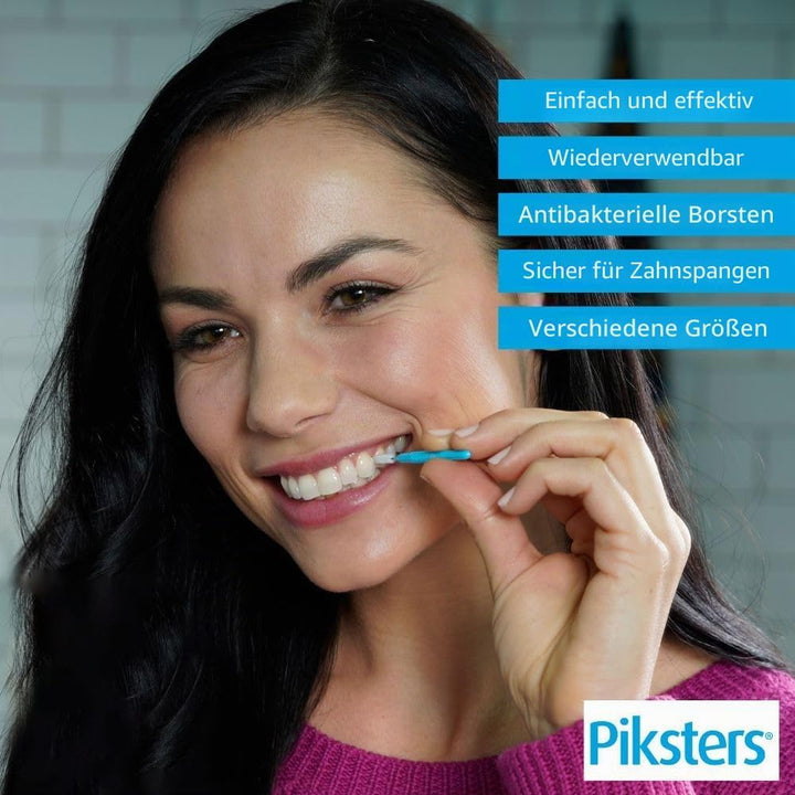 Pikster Interdental Brushes (40 Pack, Size 0 (Grey)) 1 stück (40er Pack) Size 0 (Grey), 1 st&amp;