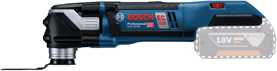 Bosch Professional 18V System Akku Multi Cutter GOP 18V-28 (Oszillationswinkel: 1,4°, ohne Akkus und