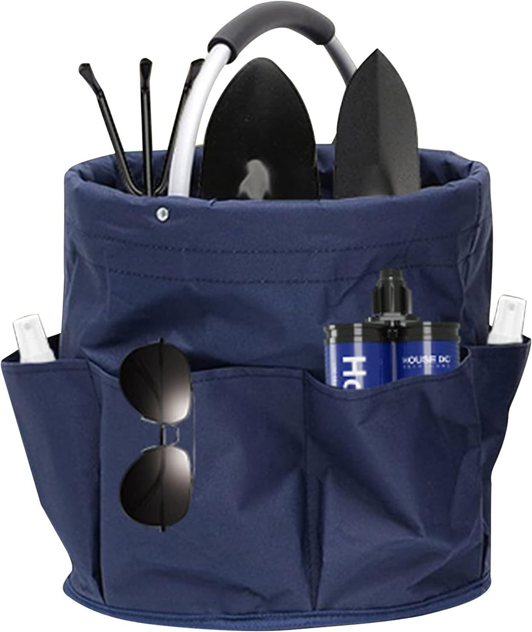 Garten-Organizer, wasserdichte Taschen für Gartengeräte, Runder Aufbewahrungskorb zum Aufbewahren vo