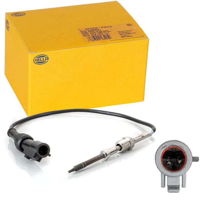 HELLA 6PT 014 494-571 Sensor, Abgastemperatur - 2-polig - geschraubt - Kabel: 330mm