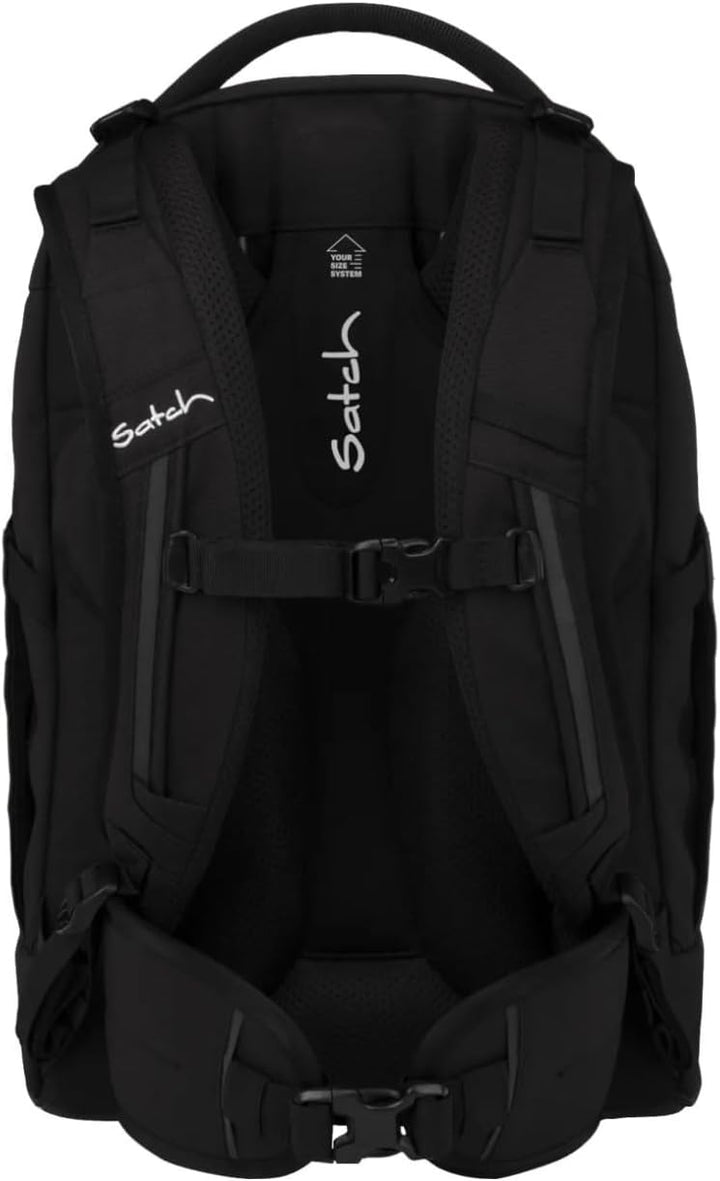 Satch Pack Set Schulrucksack-Set, 2-teilig ab 5. Klasse ergonomisch 30L Stauraum mit Schlamperbox un