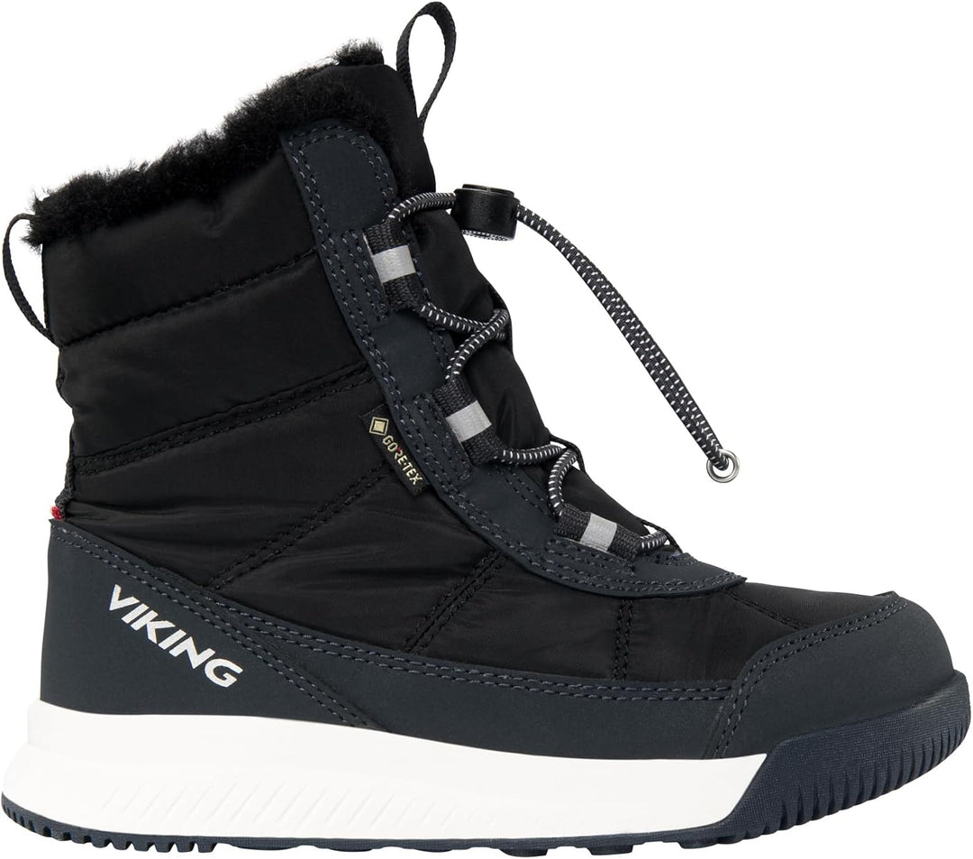 Viking Unisex Kinder Aery Warm GTX Sl Snow Boot 29 EU Black Charcoal, 29 EU Black Charcoal