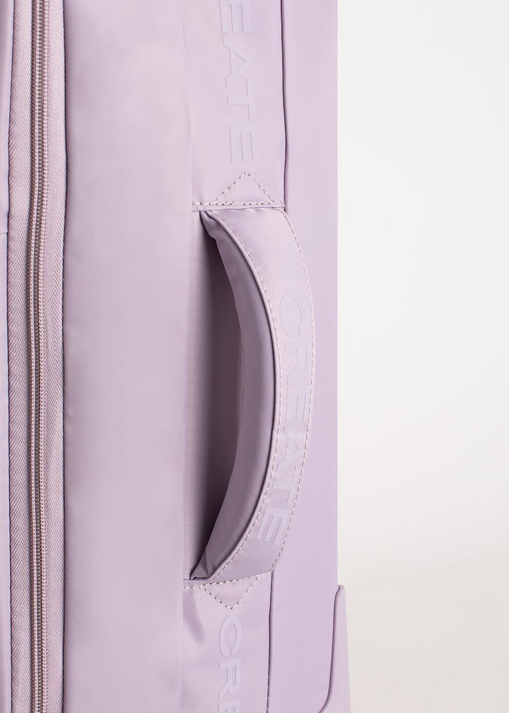 CREATE / Luggage Studio Soft/Set S und M Polyester Soft Koffer Violett/TSA Vorhängeschloss, 4 doppel