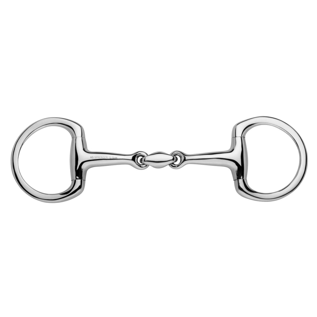 Sprenger - doppelt gebr. Olivenkopftrense Edelstahl, 16mm silber 11.5, silber 11.5