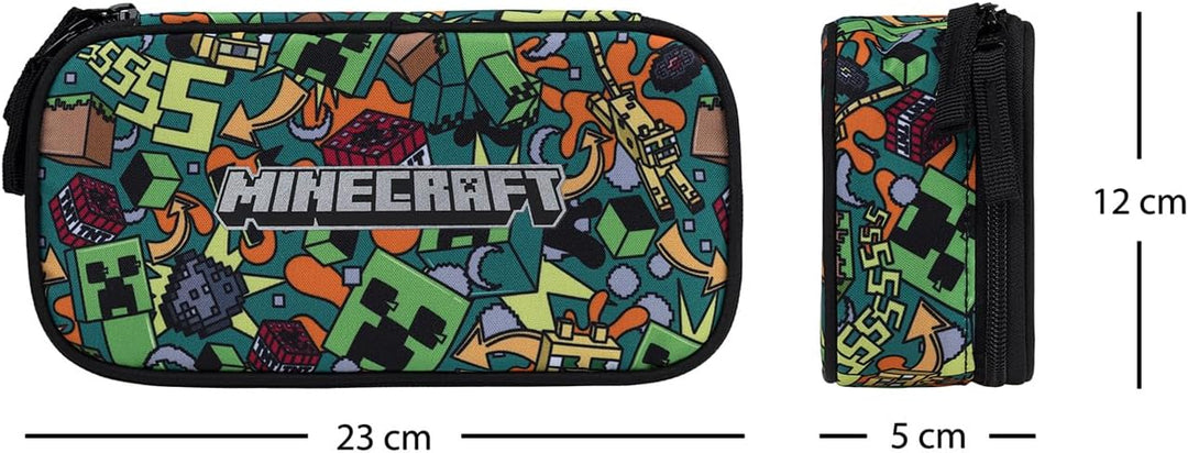 Baagl Federmäppchen für Mädchen - Schulmäppchen für Schreibwaren - Schulsachen Federtasche, Jungen F