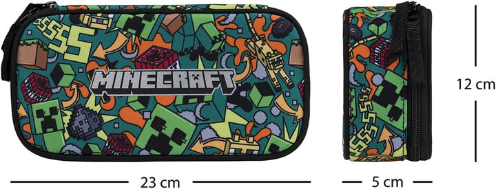 Baagl Federmäppchen für Mädchen - Schulmäppchen für Schreibwaren - Schulsachen Federtasche, Jungen F