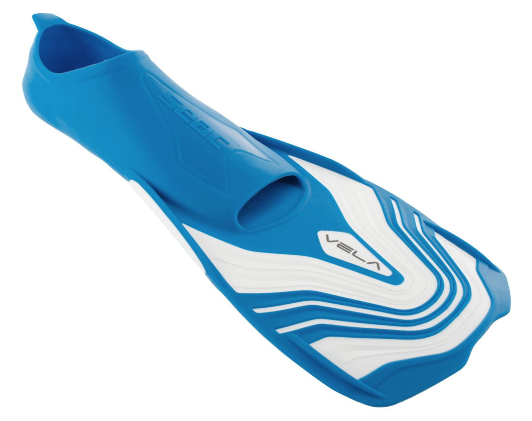 Seac Unisex Vela Flossen zum Schwimmen 44/45 hellblau, 44/45 hellblau