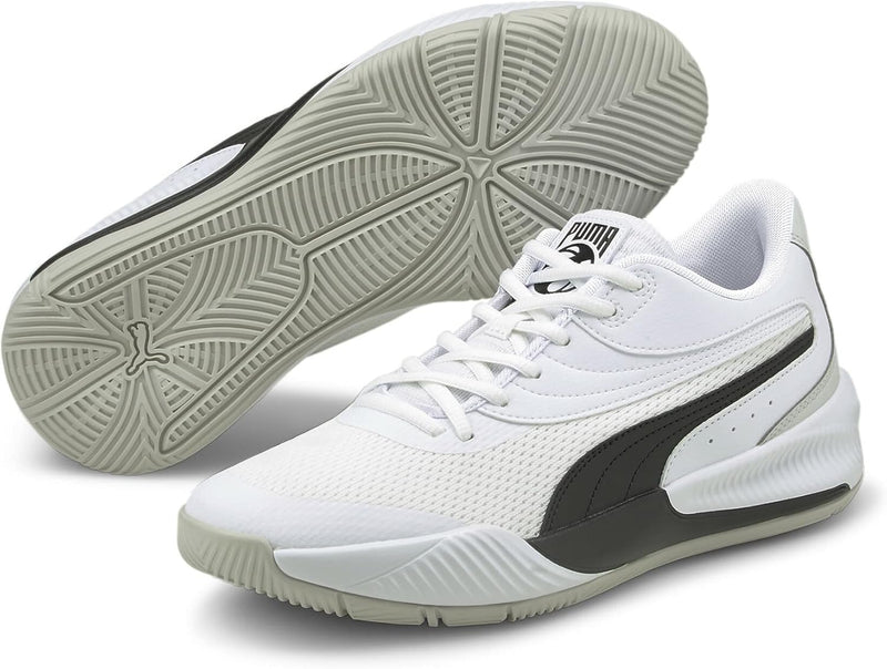 PUMA Unisex Triple Basketballschuh 40.5 EU Puma White Puma Black, 40.5 EU Puma White Puma Black