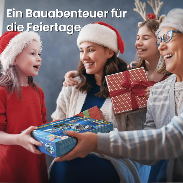 Sillbird Technik Roboter Kinder Bauspielzeug, 5-in-1 RC Technic Programmierbares Roboticset, Wall Ro