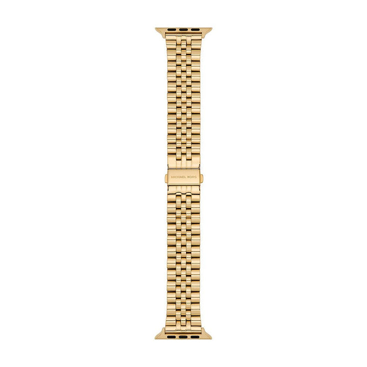 Michael Kors Herrenarmband für Apple Watch®, 38/40/41 mm und 42/44/45/49 mm, aus Edelstahl Gold, Gol