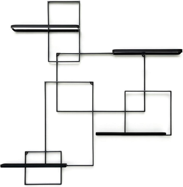 DanDiBo Weinregal Metall Schwarz Black Line Flaschenständer Flaschenregal Flaschenhalter