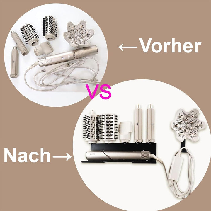 Haartrocknerhalter für Shark Flex Style, Wandhalterung, kompatibel mit Shark FlexStyle, Lockenstab O