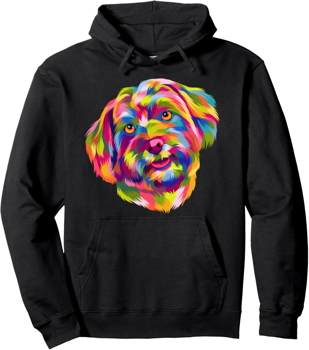 Pop Art Havaneser Hund Frauen Männer Kinder Havanese Pullover Hoodie
