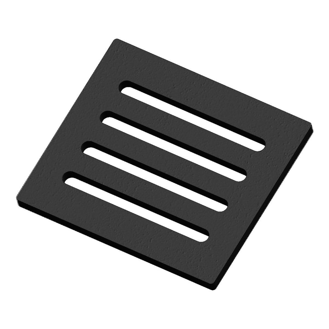 Kaminrost/Ascherost Eckig 180 x 160 x 10 mm für verschiedene Kaminofen Modelle - Ascherost aus massi
