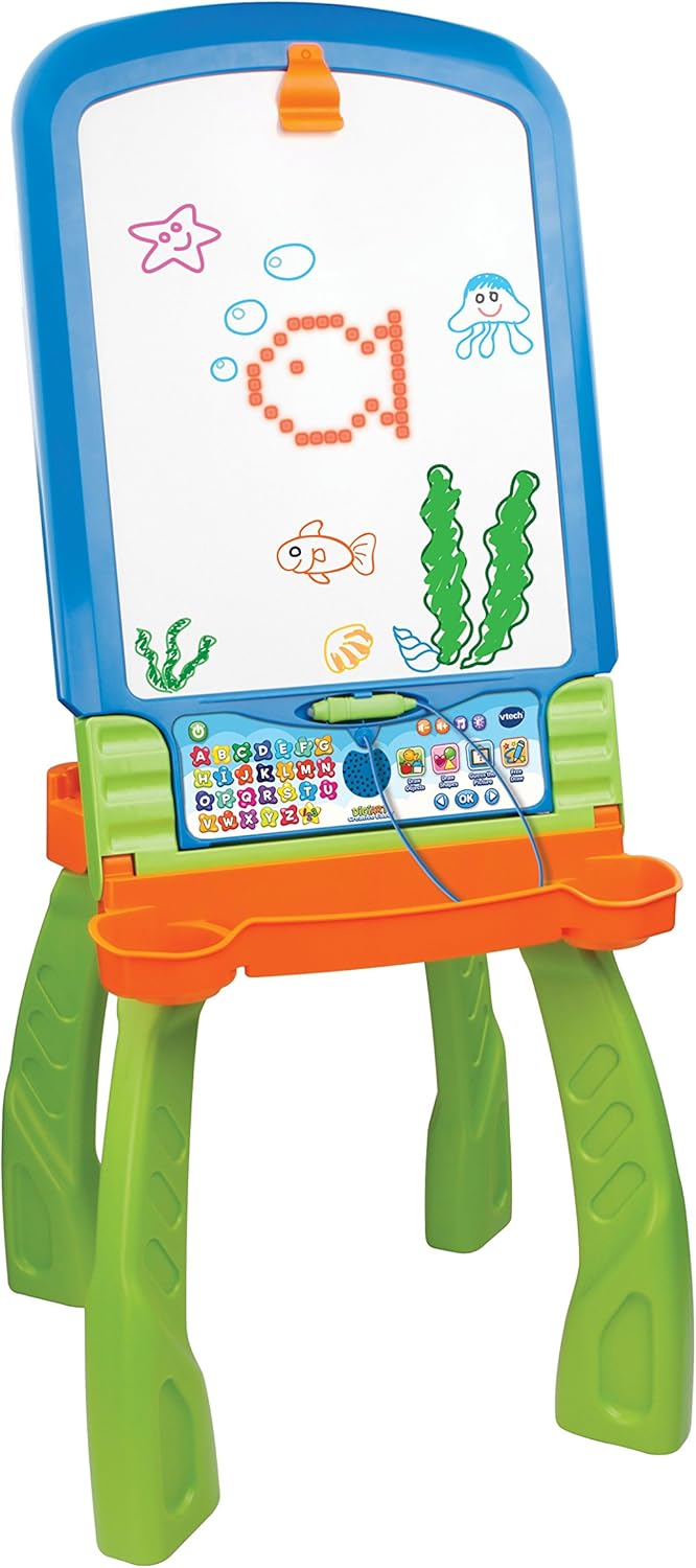 VTech 193505 Magi 3-in-1 interaktive Staffelei, gemischt, grün, grün