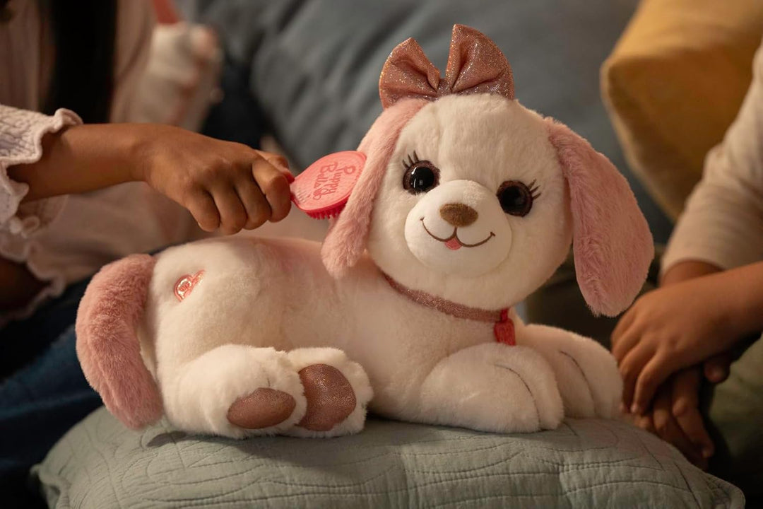 Gipsy Toys – INTERAKTIVES PLÜSCHTIER Puppy Bella – 30 cm – ROSA UND Weiss – VERKAUFT IN Einer GESCHE
