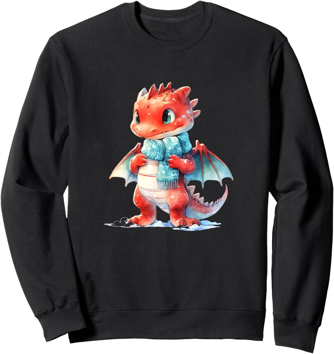 Niedliche Weihnachten Red Dragon - Fantasy - Weihnachten Sweate Sweatshirt