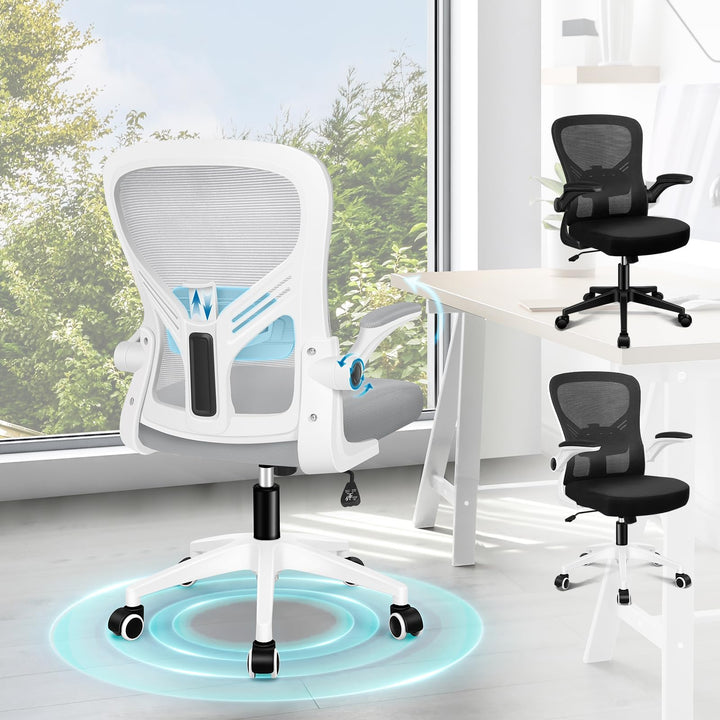 ALFORDSON Netzstoff Bürostuhl Mesh Chefsessel, Ergonomischer Schreibtischstuhl Neigeverstellung, Hoc