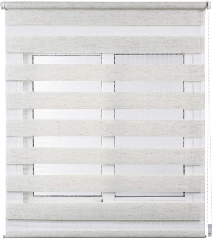 STORESDECO Doppelrollo Klemmfix ohne Bohren. Klemmrollo Einfache Montage, Zebra Rollo lichtdurchläss
