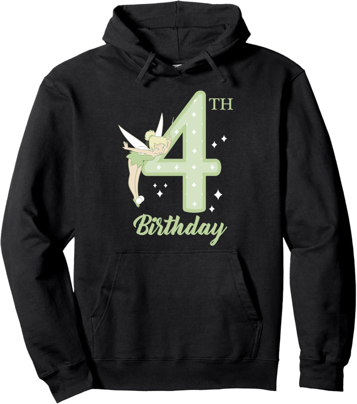Disney Peter Pan 4th Birthday Tinkerbell Portrait Pullover Hoodie