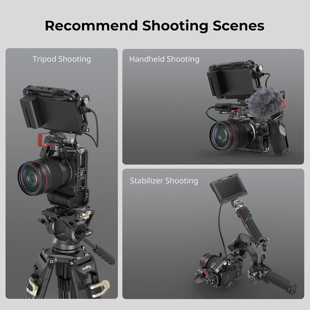 SMALLRIG R6 Mark II Kamerakäfig für Canon, Formschlüssiges Videokamera-Rig für Canon R6 Mark II, Ein