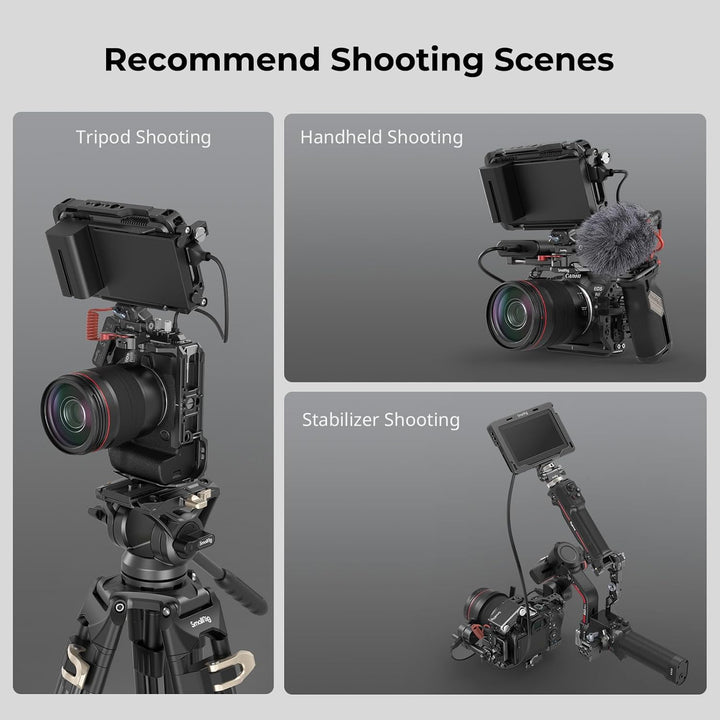 SMALLRIG R6 Mark II Kamerakäfig für Canon, Formschlüssiges Videokamera-Rig für Canon R6 Mark II, Ein