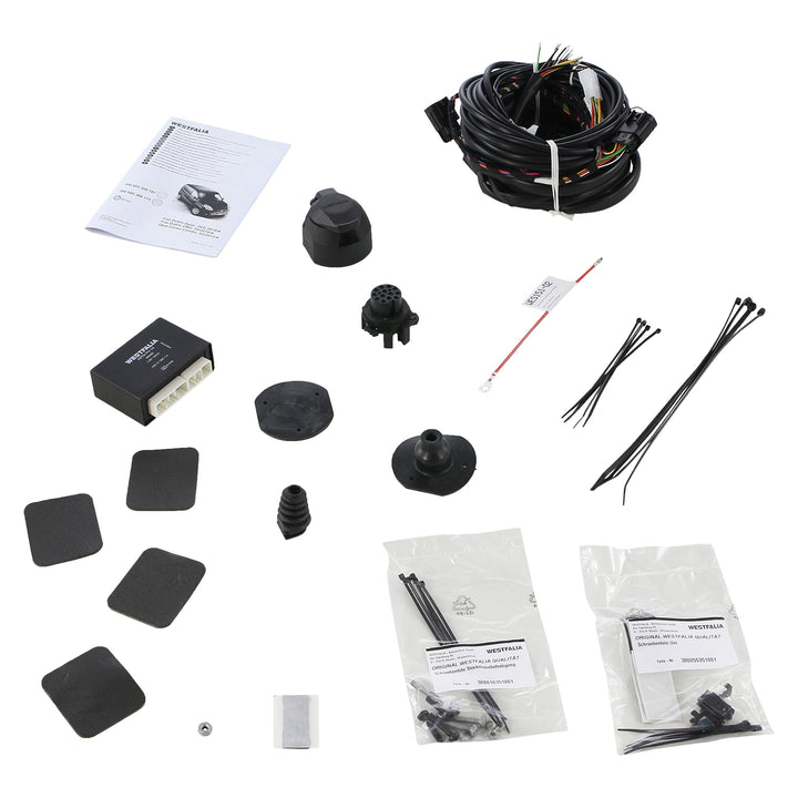 Westfalia Elektrosatz 13-polig und fahrzeugspezifisch für Opel Combo (BJ 02/2012-08/2018), Fiat Dobl