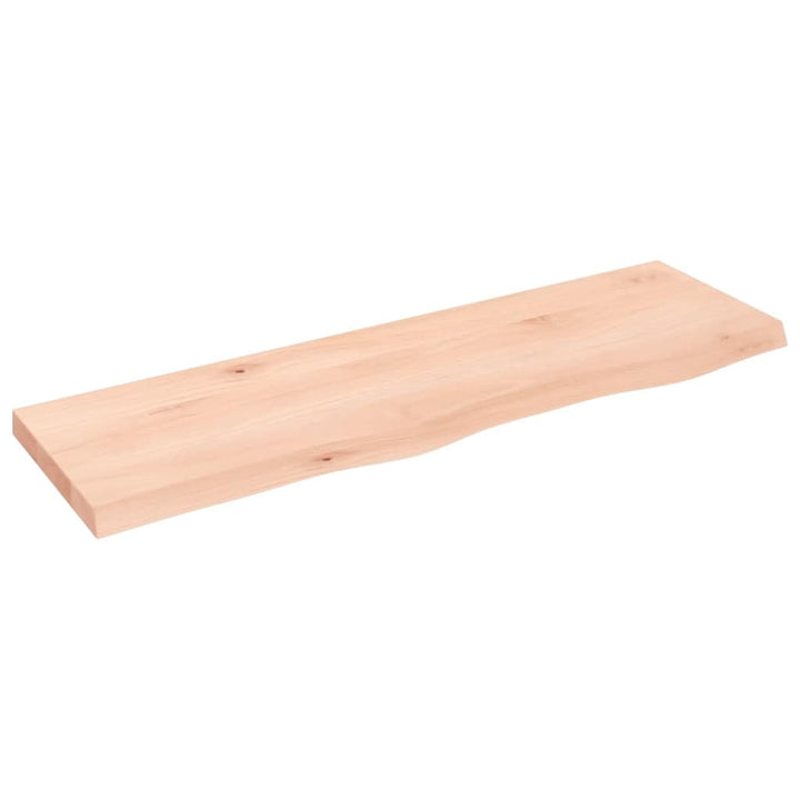 vidaXL Waschtischplatte 100x30x4 cm Massivholz Unbehandelt Natur 100 x 30 x 4 cm, Natur 100 x 30 x 4