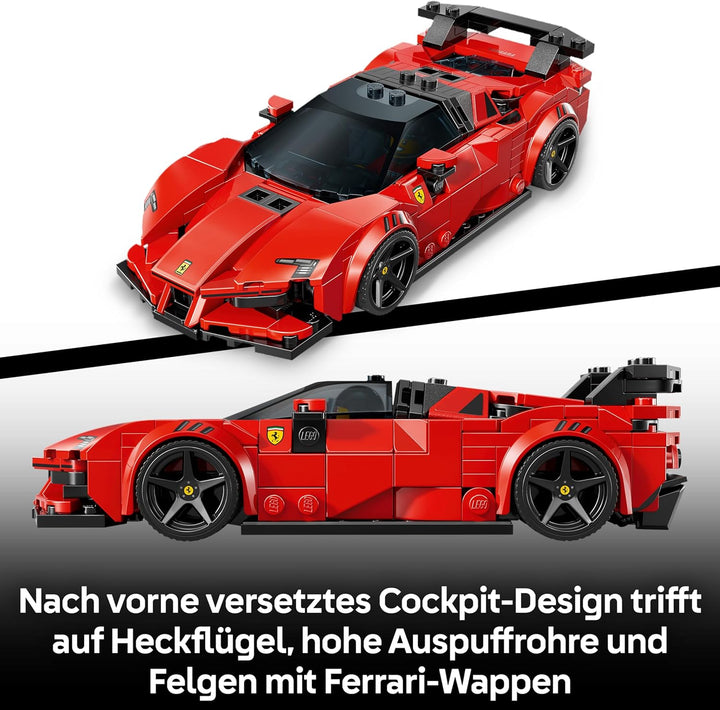 LEGO Speed Champions Ferrari SF90 XX Stradale Sportwagen - Modellbau mit sammelbarer Fahrer Minifigu