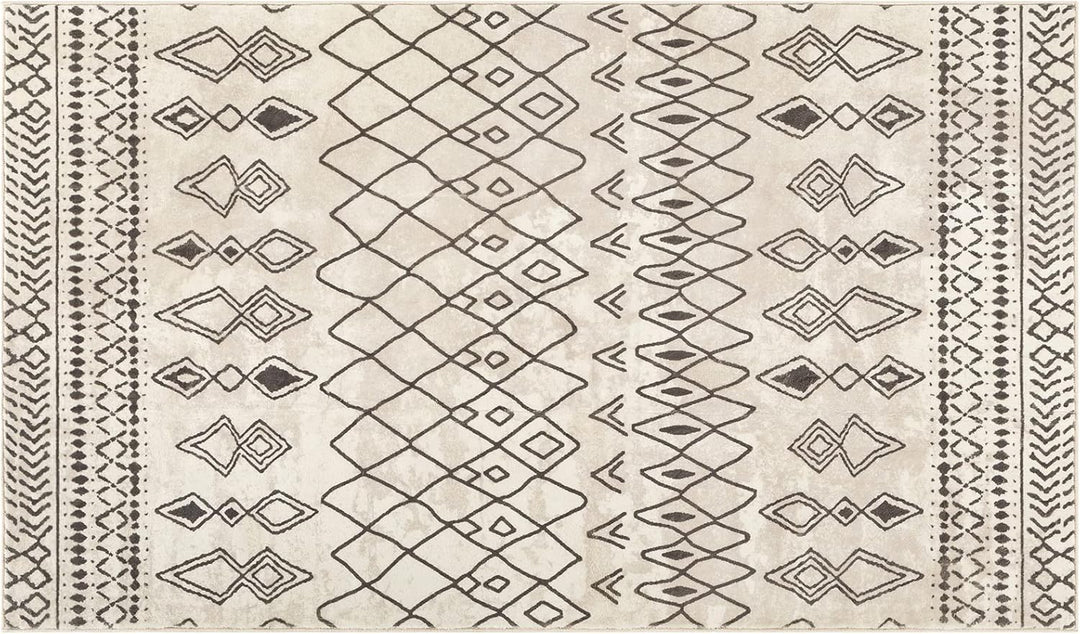 Carvapet Läufer Teppich 150x210cm rutschfest Lang Küchenteppich Waschbar Teppichläufer Weiche Mikrof