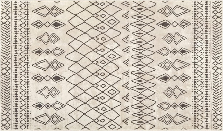 Carvapet Läufer Teppich 90x150cm rutschfest Lang Küchenteppich Waschbar Teppichläufer Weiche Mikrofa