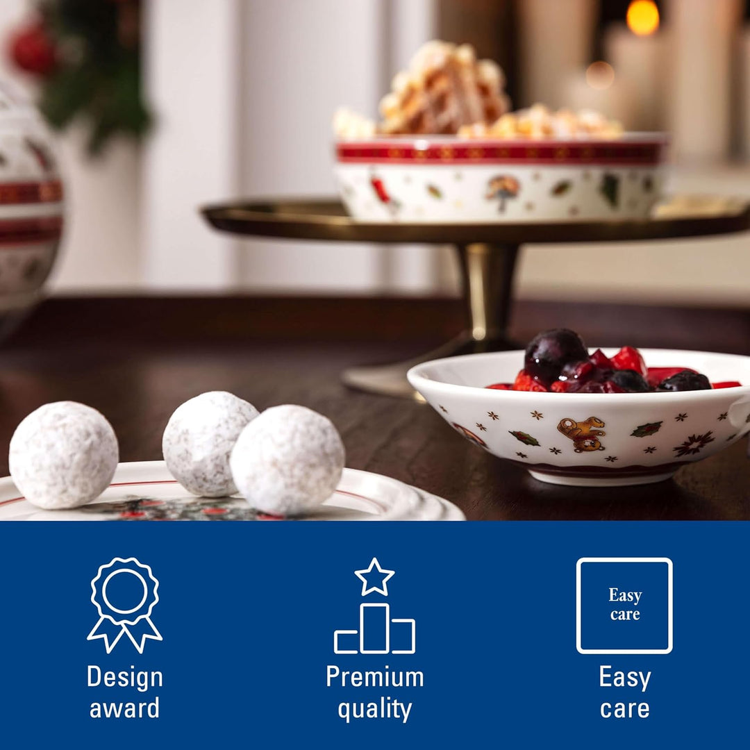 Villeroy & Boch – Toy's Delight La Petite Boule, Geschirrset Porzellan, Weihnachtsgeschirr, Schalens
