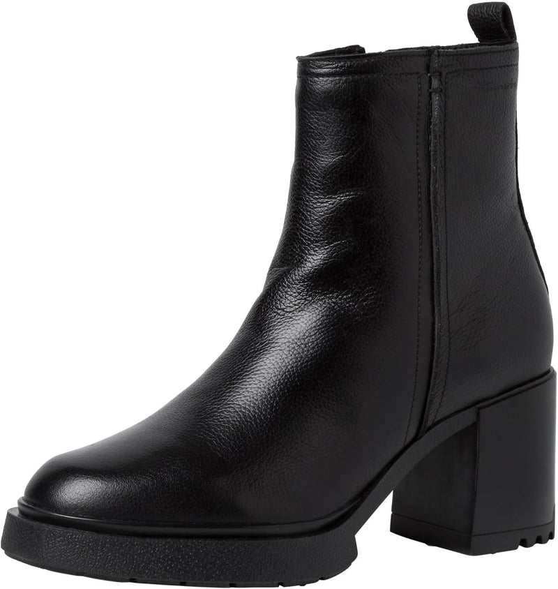 Tamaris Damen Stiefelette 1-25803-41 normal 36 EU Black Leather, 36 EU Black Leather