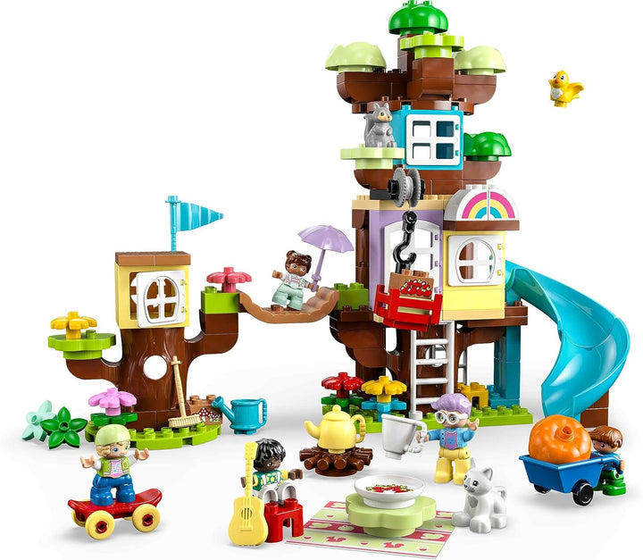 Lego DUPLO 2er Set: 10993 3 in 1 Baumhaus & 10980 Bauplatte in Grün
