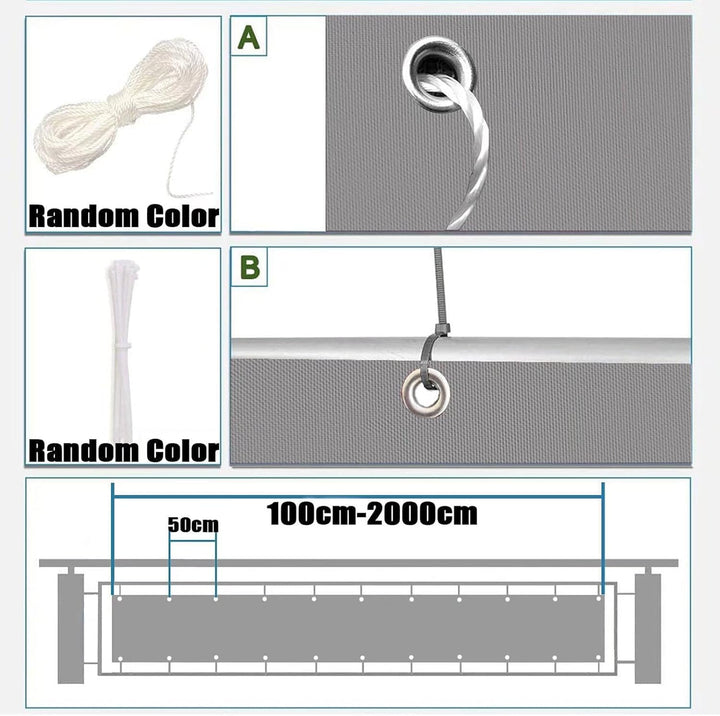 Ufamiluk balkonverkleidung Grau Balkon Windschutz Fuer den Balkon Kunststoff 100% Privatsphäre für d