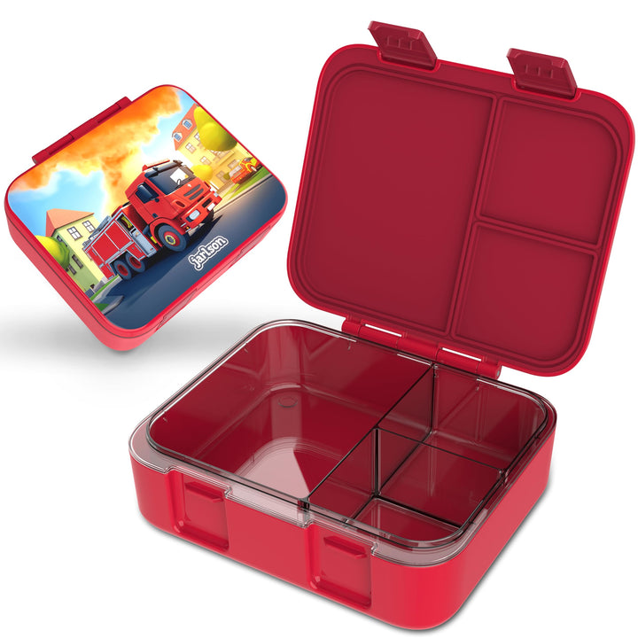 JARLSON® Brotdose Kinder mit Fächern MILI [AUSLAUFSICHER] - Bento Lunchbox für Schule, Kita & Kinder