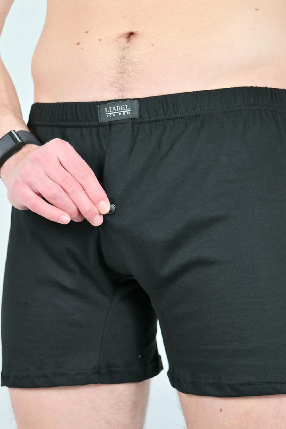 Liabel 6 Boxershorts für Herren, elastische Baumwolle, atmungsaktiv, Unterhosen-Set für Herren, bunt