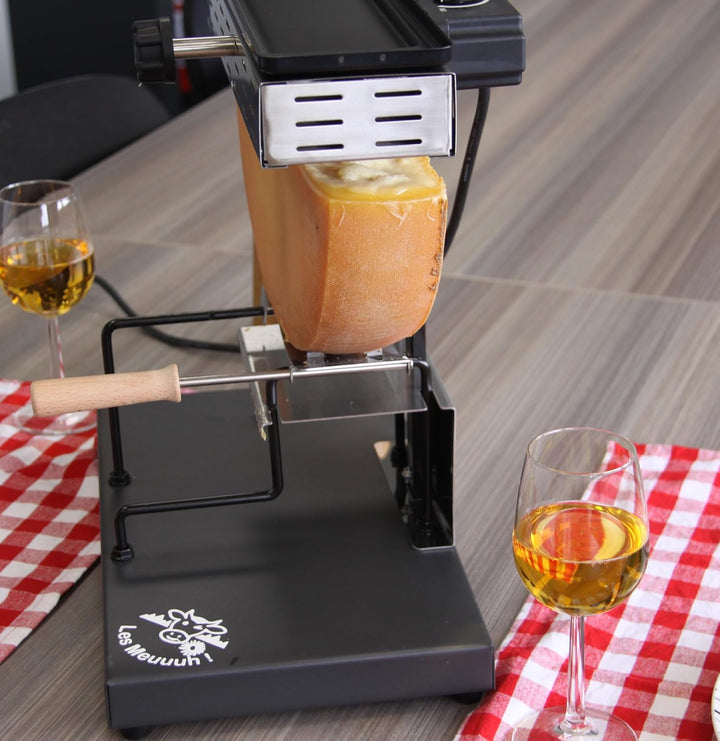 LITTLE BALANCE 8752 Savoyarde 1/2 Schleifstein, traditionelles Raclette mit halbem Mahlwerk, 8 Perso
