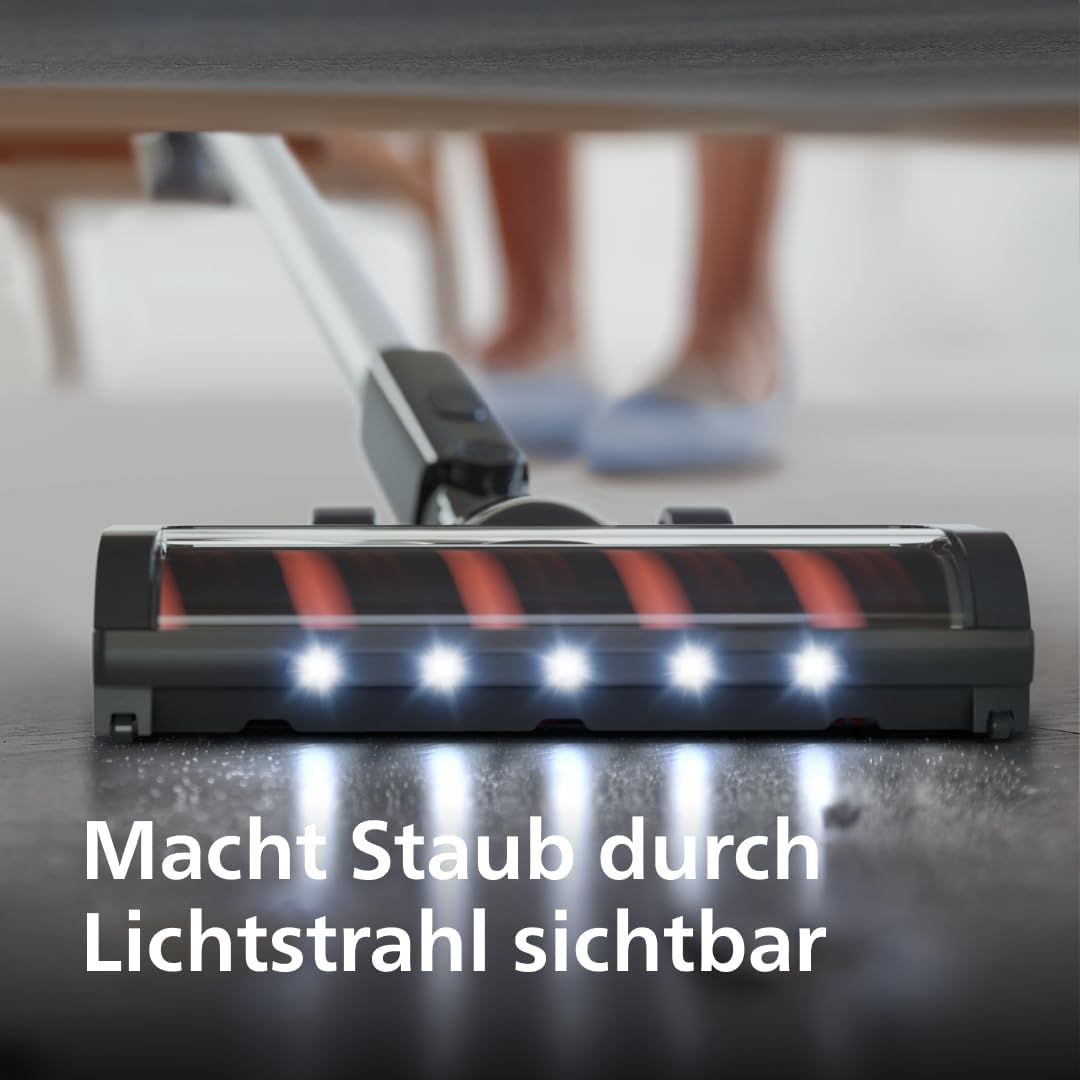 Philips Kabelloser Akku-Staubsauger 3000-Serie, Integrierter Handstaubsauger, Digitalmotor, Präzisio