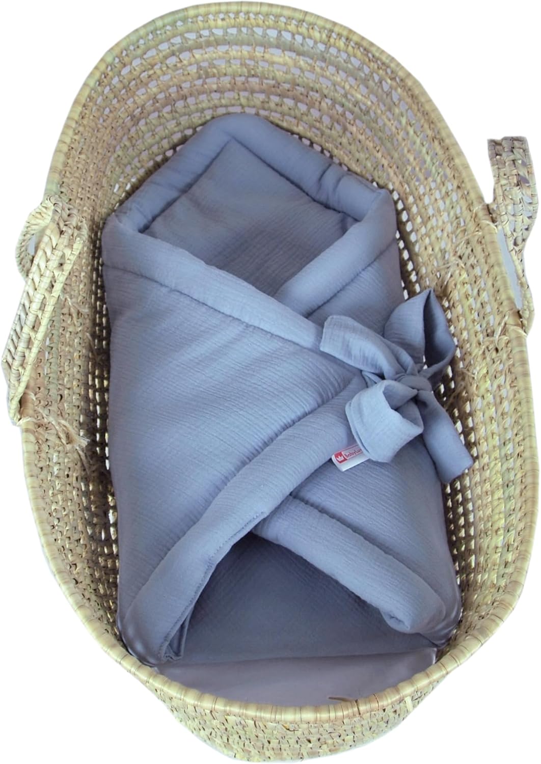 Babylux Einschlagdecke Musselin BABYHÖRNCHEN 75 x 75 cm Baby Neugeborene Erstaussttatung Umschlagdec