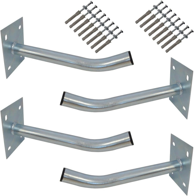 PremiumX 4X Autoreifen Wandhalter 35cm Reifenhalter für Auto Felgen Reifen Wandhalterung inkl. Monta