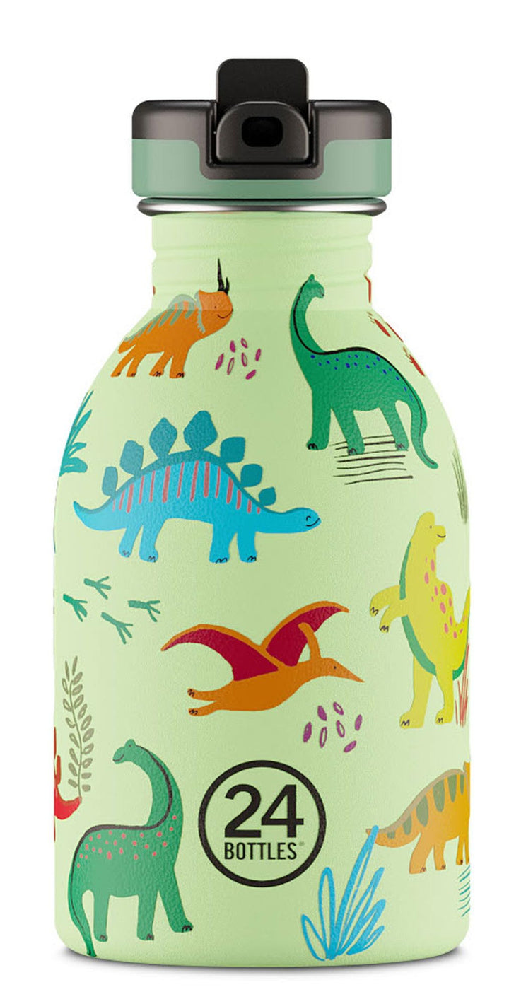24BOTTLES Kids - Trinkflasche Kinder mit Strohhalm 250 ml, Trinkflasche Edelstahl 100% Hermetisch fü